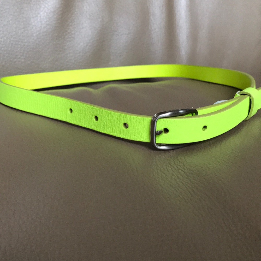 Small Neon Belt! Genuine Leather!
